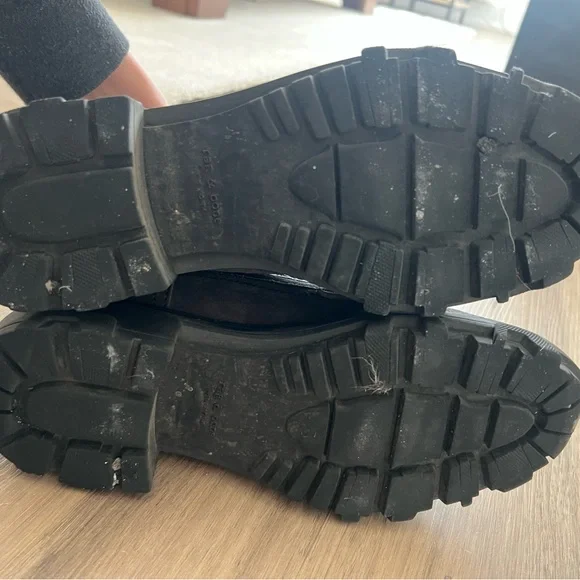 Rag & Bone Suede Grey Combat Boots - Picture 5 of 7